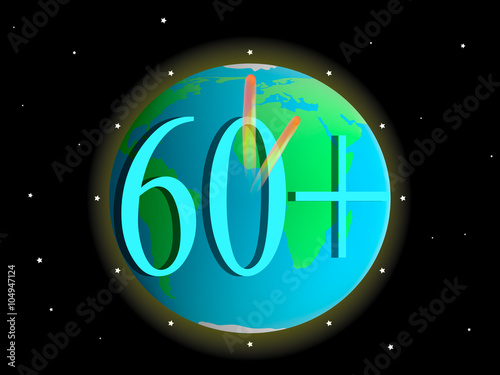 illustration of earth hour