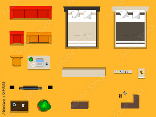 a set of furniture