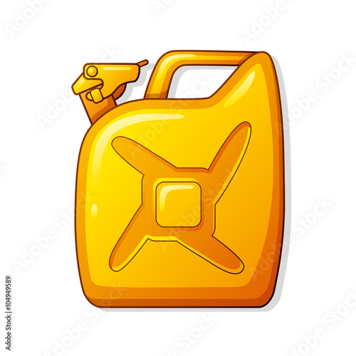 Yellow jerrycan.