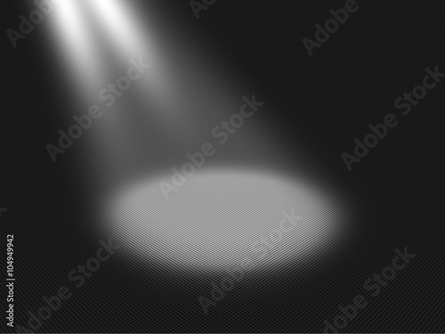 Spotlight Circle on Floor Background