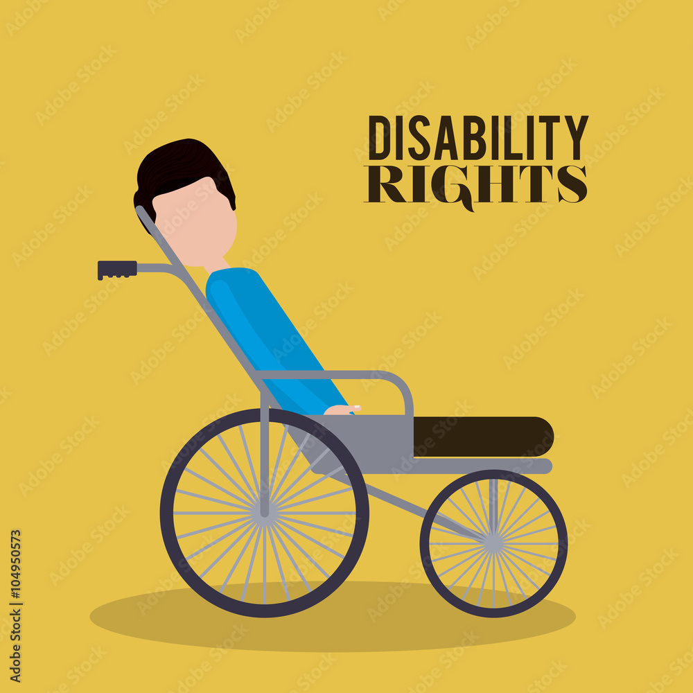 Fototapeta premium disability rights design 