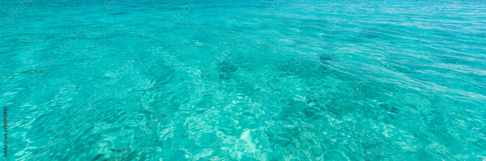 Fototapeta premium Blue sea water