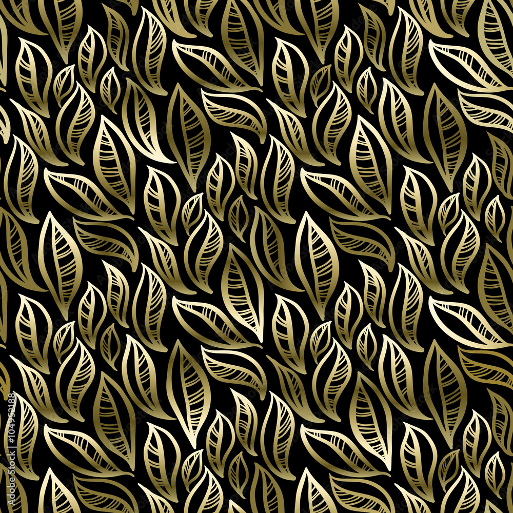 Leaves pattern background Leaves pattern background