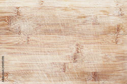 Scratches on a wooden bamboo background