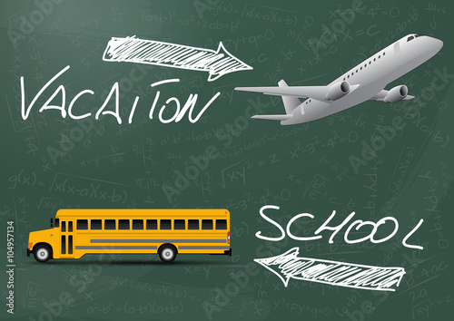 school and vacation