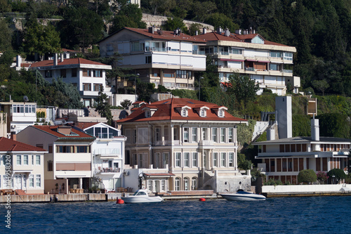 Photography Buildings in Bosphorus Strait