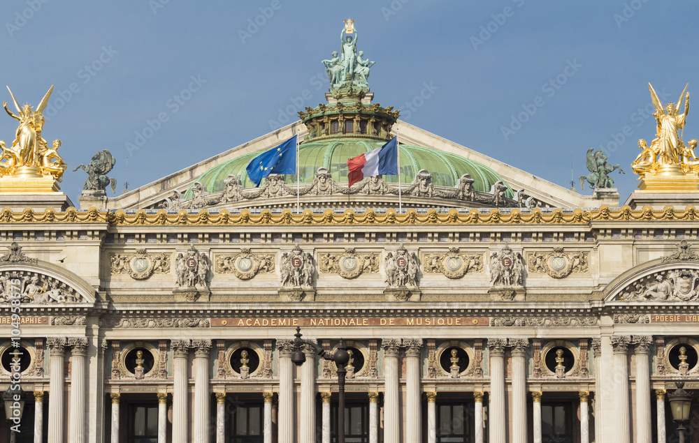 The National Opera house Garnier, Paris, France.