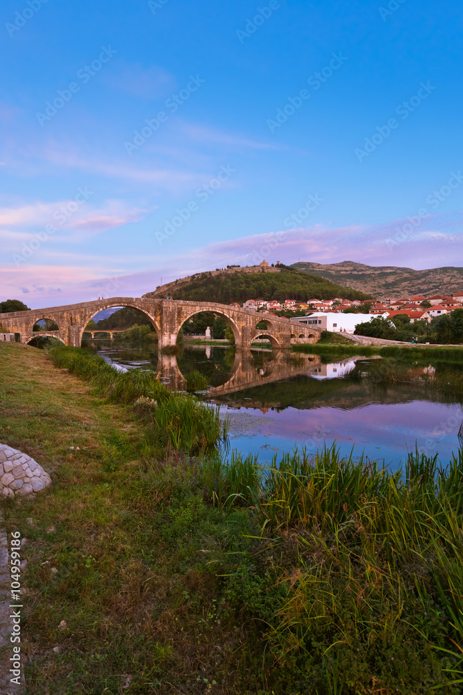 Fototapeta premium Old bridge in Trebinje - Bosnia and Herzegovina