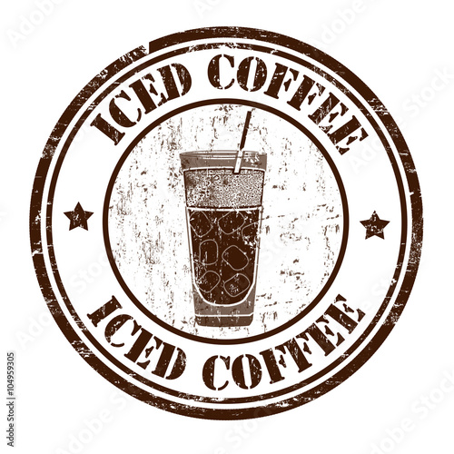 Iced coffee stamp
