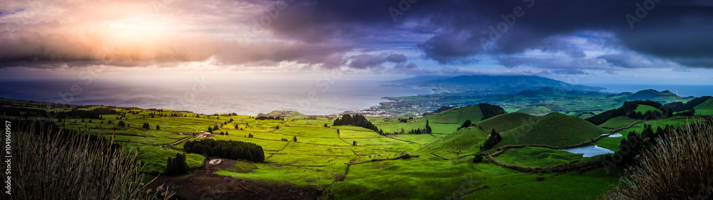 Rolling hills of Sao Miguel