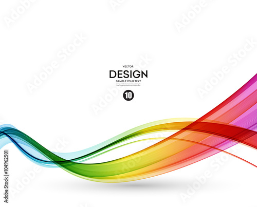 Abstract vector background, blue violet wavy 