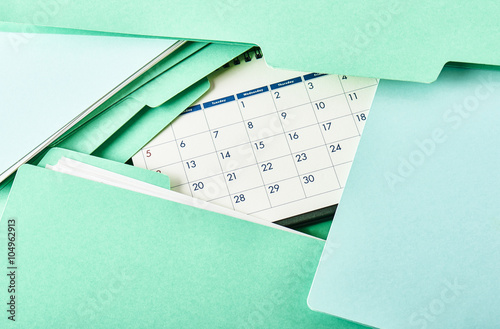 Office supply and calendar.