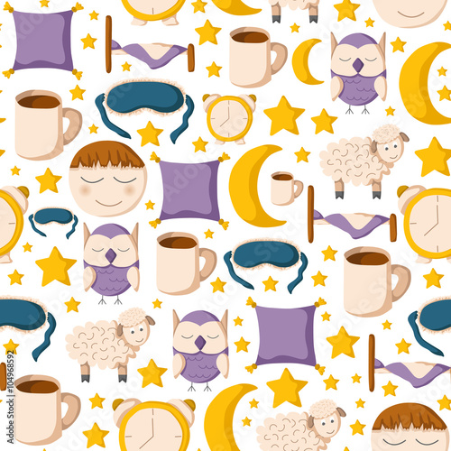 Seamless sleep background