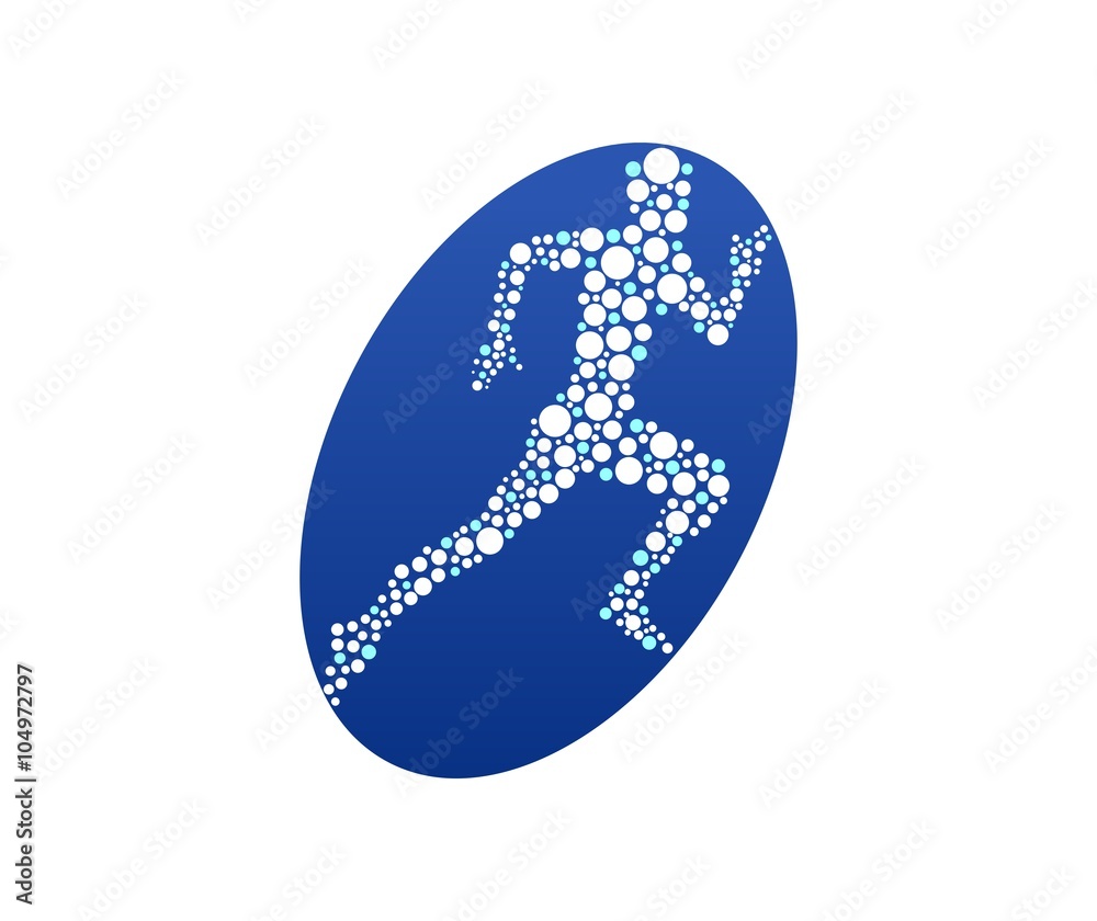 Running man logo Running man logo