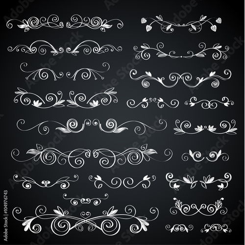 Chalkboard vignette