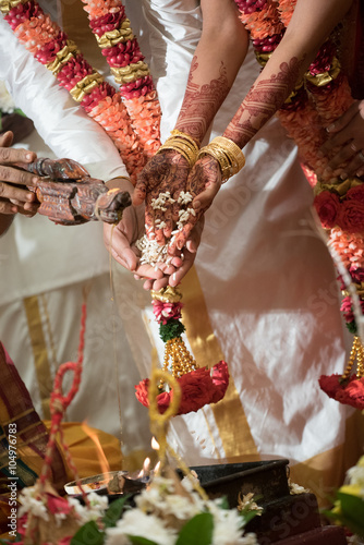 Indian Hindu wedding ceremony