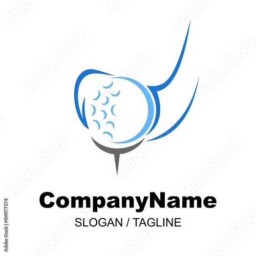 golf logo icon Vector