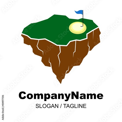 golf logo icon Vector
