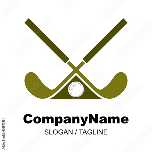 golf logo icon Vector