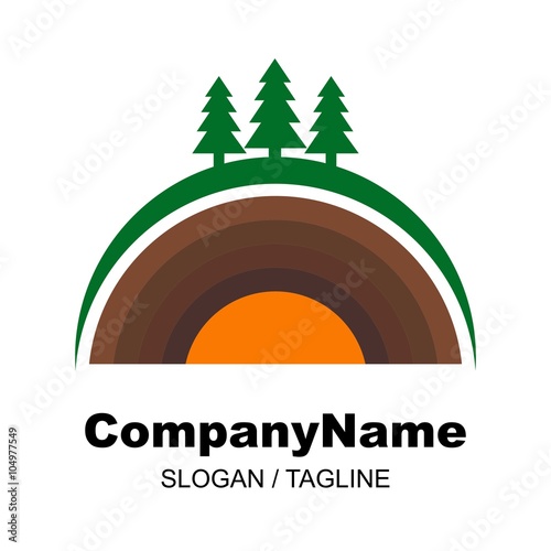 golf logo icon Vector