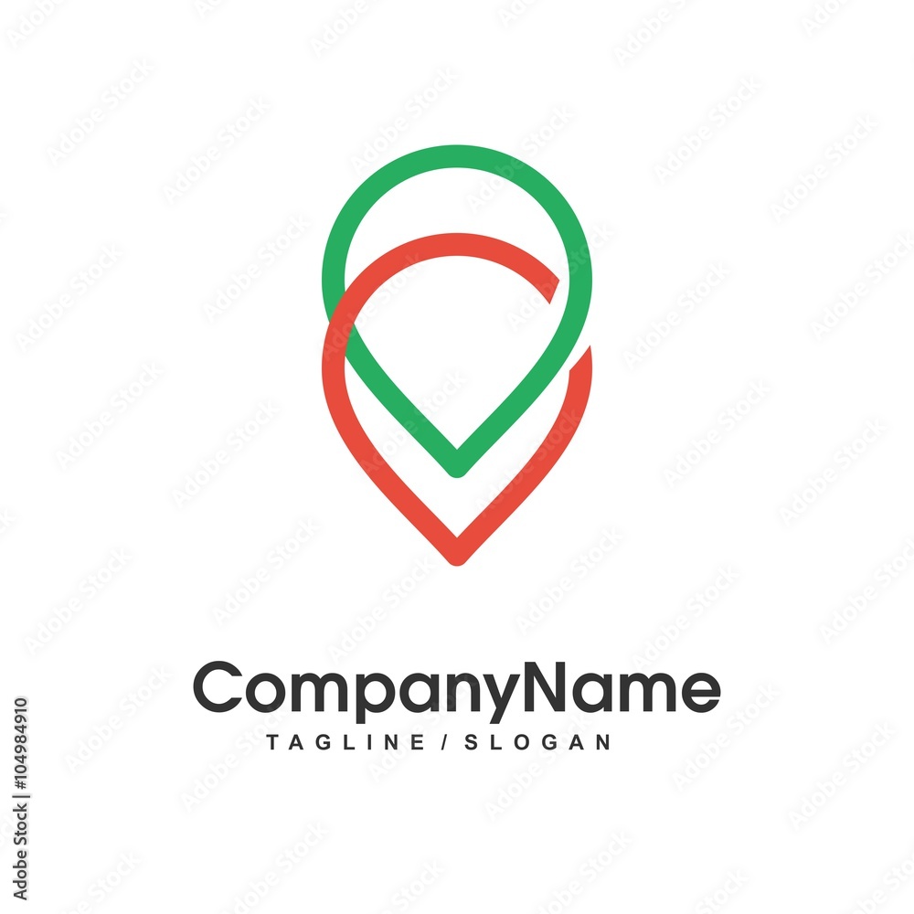 Fototapeta premium media vector logo icon
