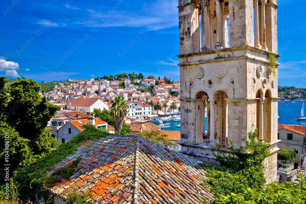 Historic Hvar architecture and waterfront