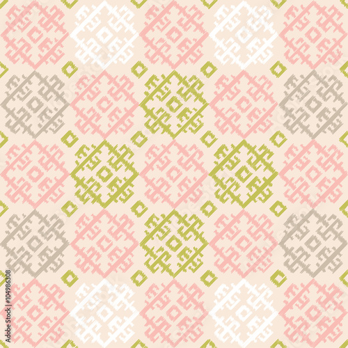 Ethnic boho seamless pattern. Print. Repeating background. Print. Cloth design, wallpaper.