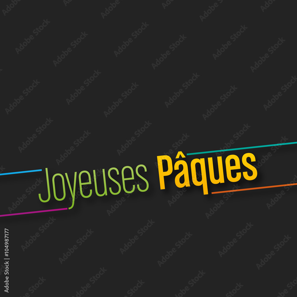 Obraz premium joyeuses pâques