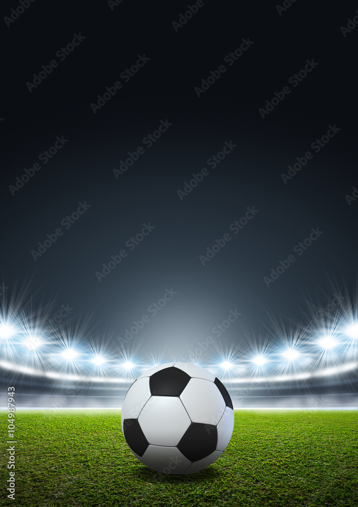 Fototapeta premium Generic Floodlit Stadium