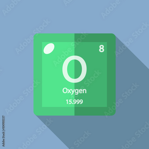 Chemical element Oxygen Flat