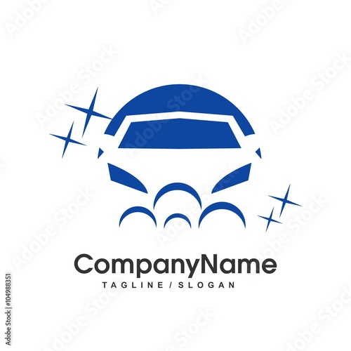 Car Wash logo icon Vector