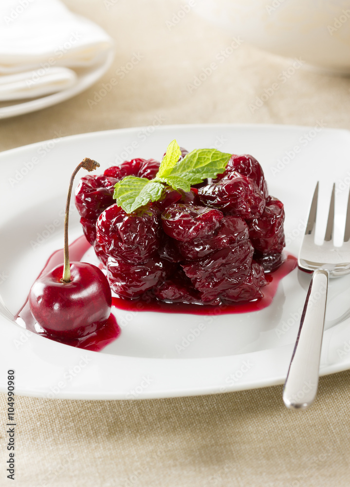 Cherry dessert Cherry dessert