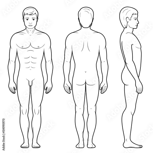 Illustration of male figure