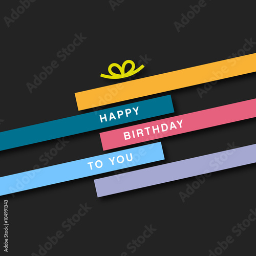 happy birthday to you