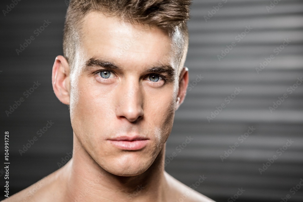 Fototapeta premium Portrait of handsome man