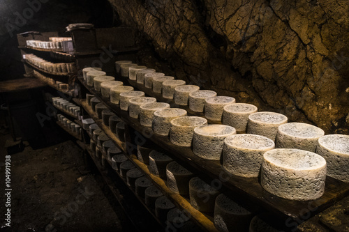 Quesería 'Rogelio Lopez Campo', Cabrales cheese maker, at Sotres, Asturias, Spain photo