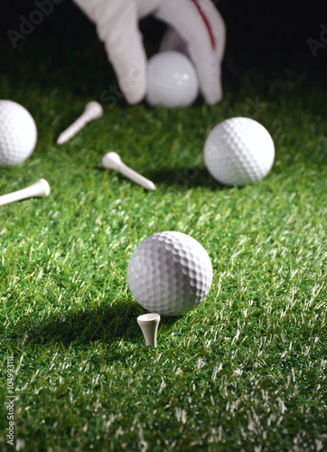 Sport objects related to golf