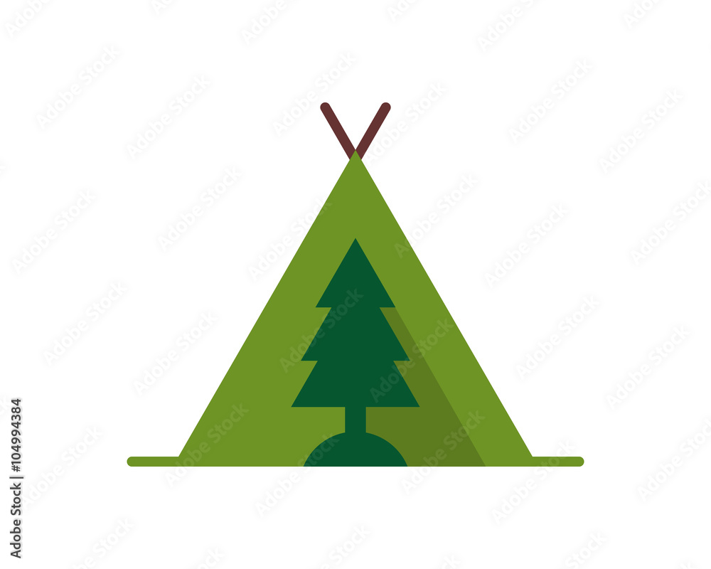 Fototapeta premium Camping Forest