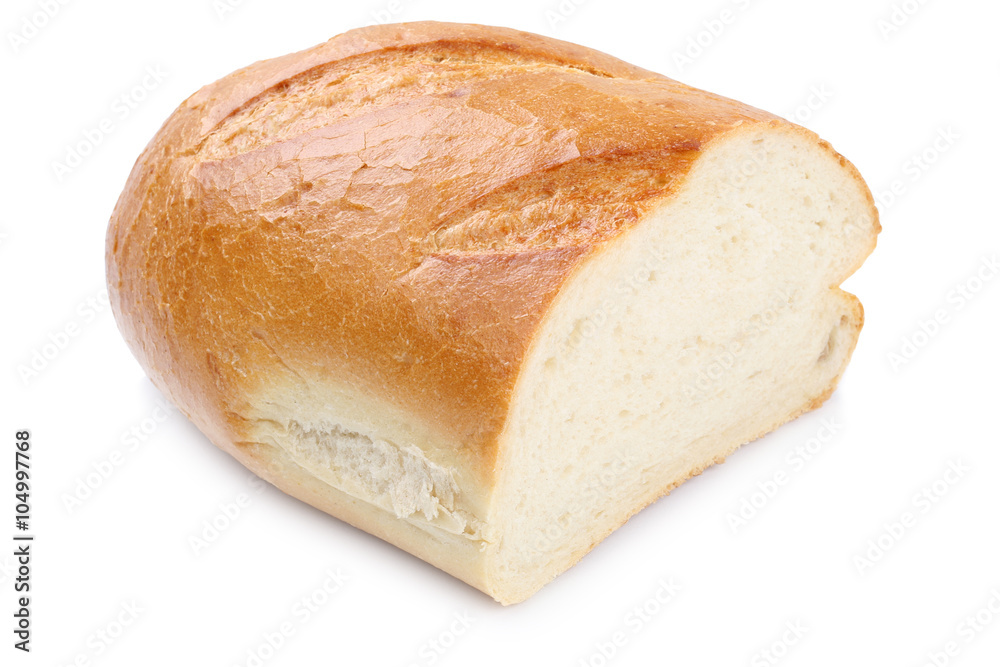 Brot Weißbrot geschnitten Freisteller freigestellt isoliert