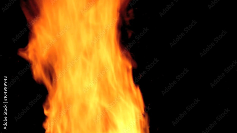 Burning Fire. Large fire burning at night with smoke and sparks rising. Burning Fire. Large fire burning at night with smoke and sparks rising.