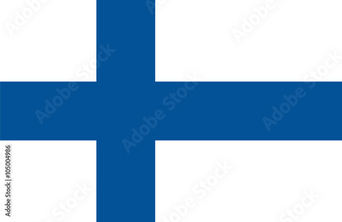 Finland flag. Fototapet