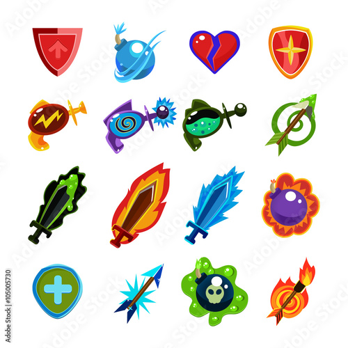 Video Game Icons Set