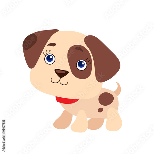 Illustration Of Cute Puppy