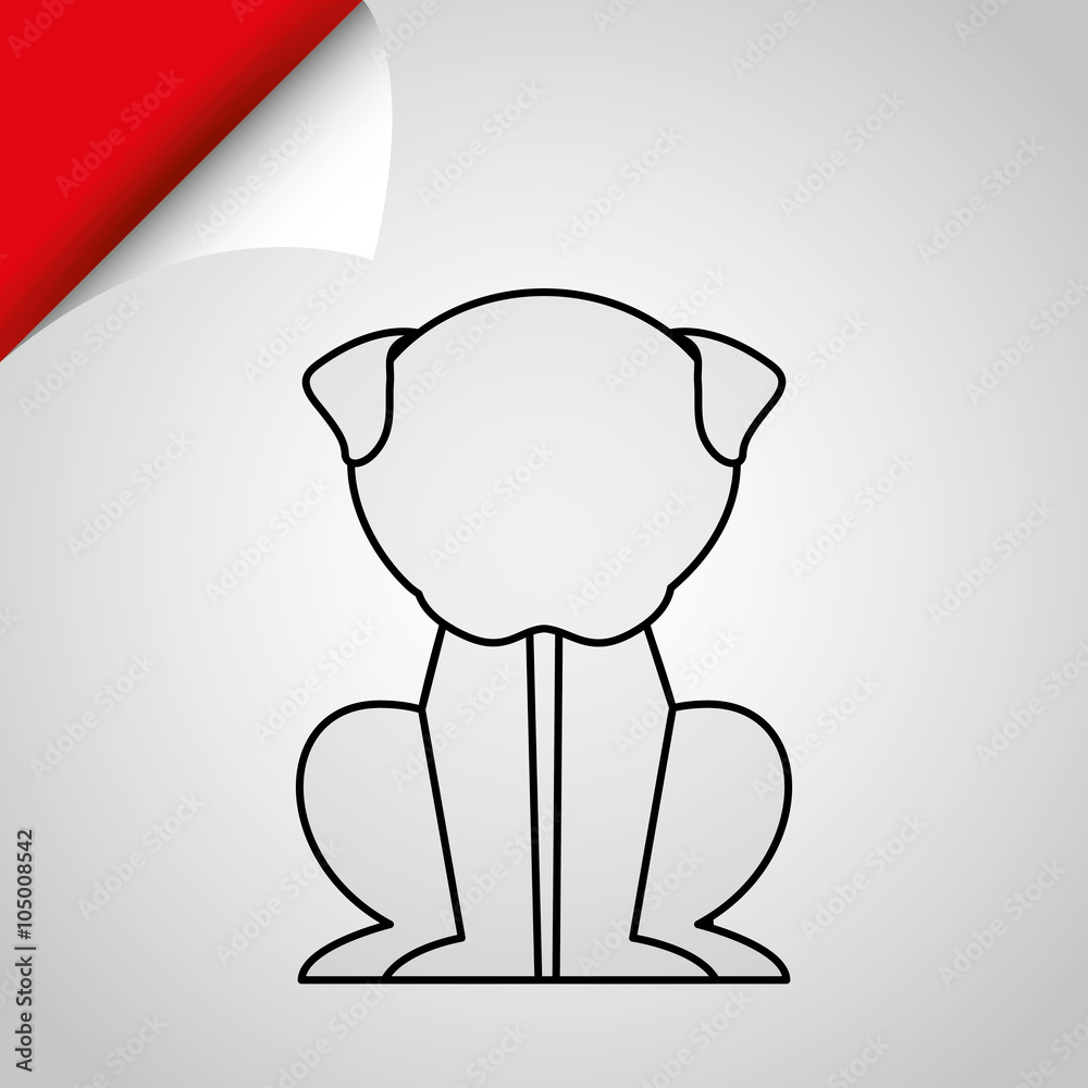 Obraz premium cute mascot design 