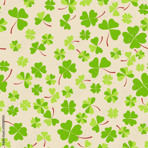abstract pattern of leaf clover