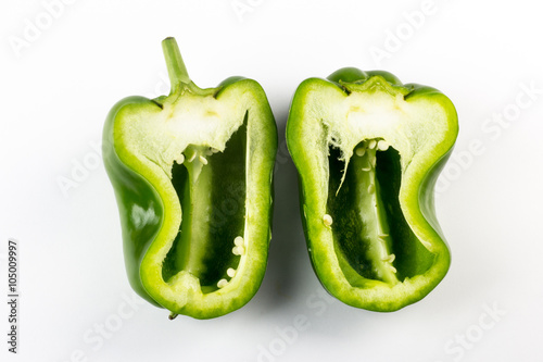 Fresh vegetables green Peppers