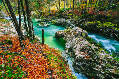 Fantastic view of the canyon Mostnica photo