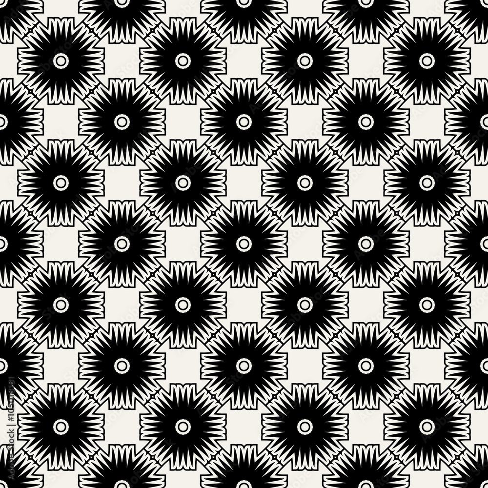 Abstract geometric background, modern seamless pattern