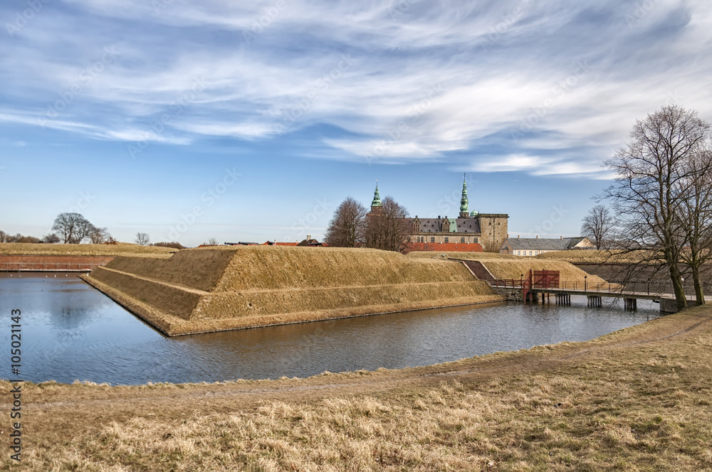 Kronborg castle From the Outer Moat