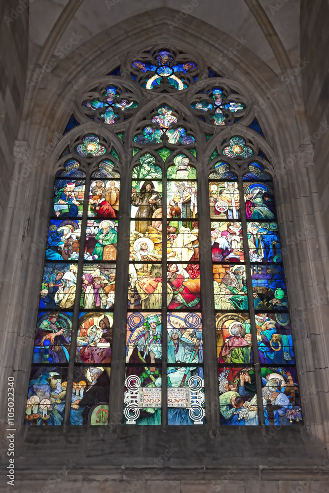 The magnificent stained glass